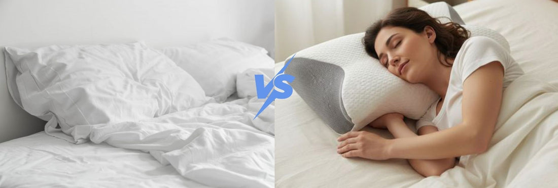 Espuma de Memória vs. Travesseiros Comuns: A Tecnologia por Trás de uma Noite de Sono Perfeita