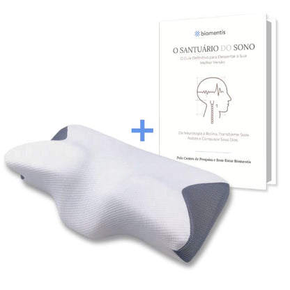 Travesseiro Terapêutico Biomentis Revitalize® + BÔNUS: E-Book O Santuário do Sono
