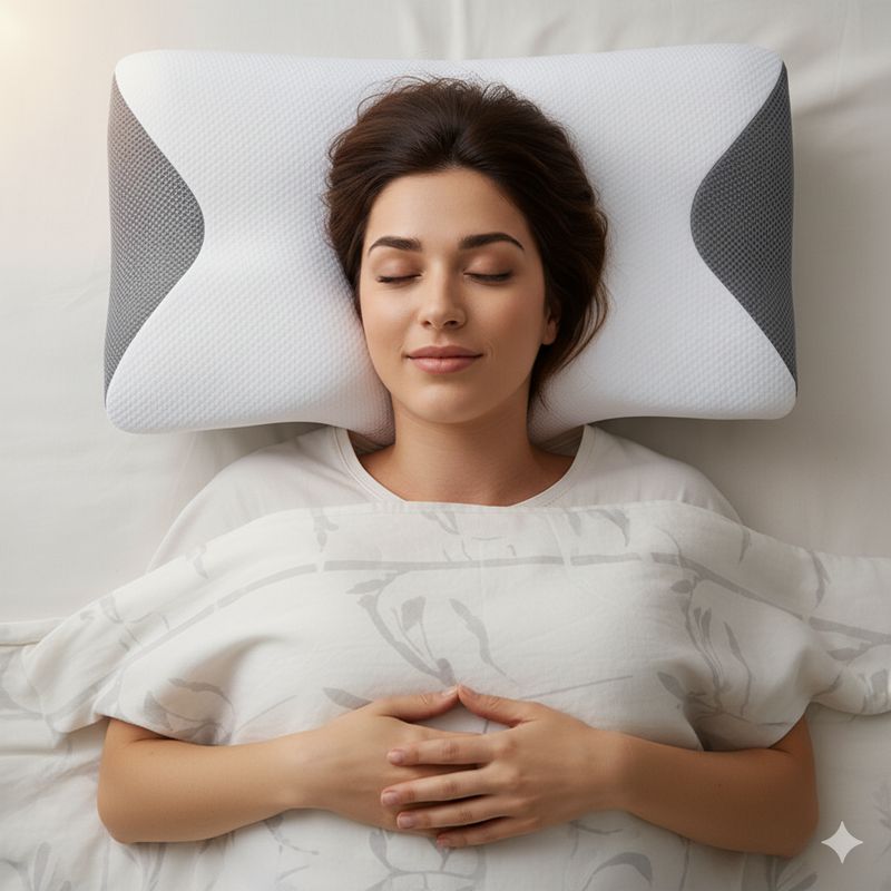 Travesseiro Terapêutico Biomentis Revitalize® + BÔNUS: E-Book O Santuário do Sono