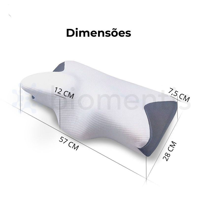 Travesseiro Terapêutico Biomentis Revitalize® + BÔNUS: E-Book O Santuário do Sono